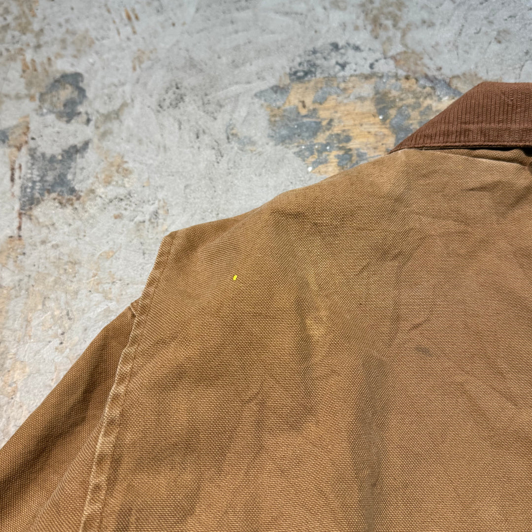 古着 carhartt/ カーハート/ トラディショナルコート/ 裏地キルティング/ 襟コーデュロイ/ サイズS