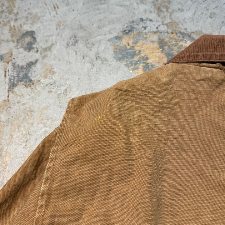 古着 carhartt/ カーハート/ トラディショナルコート/ 裏地キルティング/ 襟コーデュロイ/ サイズS