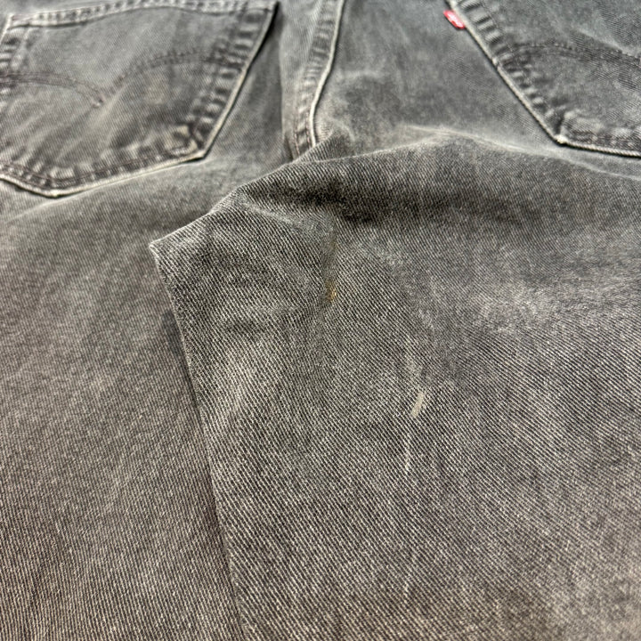 古着 USA製 Levi's/リーバイス/Black Denim Pants/ブラックデニムパンツ/550/実寸サイズ33×30