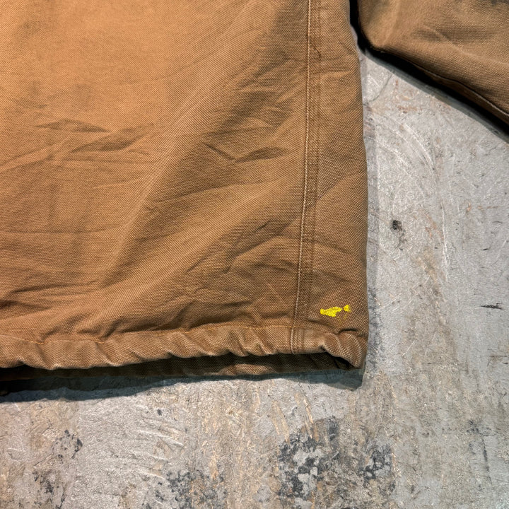 古着 carhartt/ カーハート/ トラディショナルコート/ 裏地キルティング/ 襟コーデュロイ/ サイズS