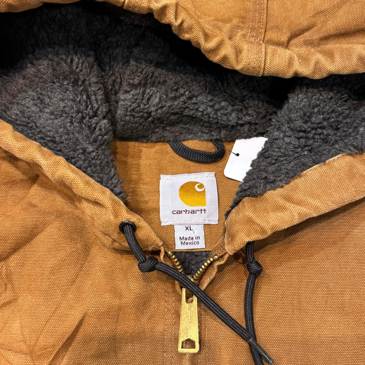 古着 Carhartt/ カーハート/ アクティブジャケット/ ダック地/ 裏地ボア/ サイズXL