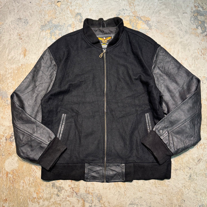 古着 80's HARLEY-DAVIDSON / スタジャン/ サイズL