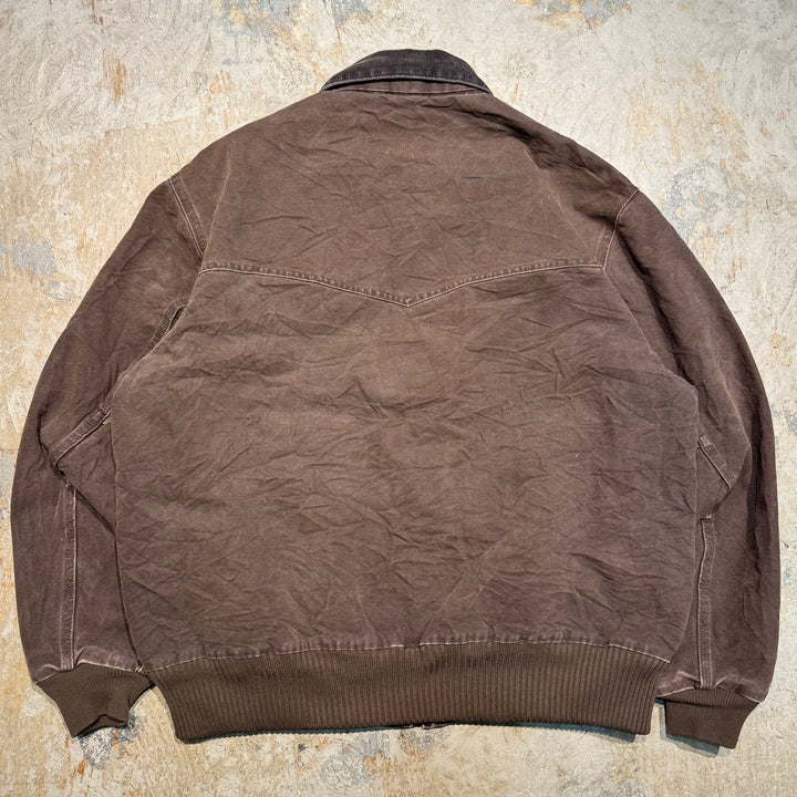 古着 Carhartt/ カーハート/ サンタフェジャケット/ ダック地/ 裏地キルティング/ 襟コーデュロイ/ サイズXL