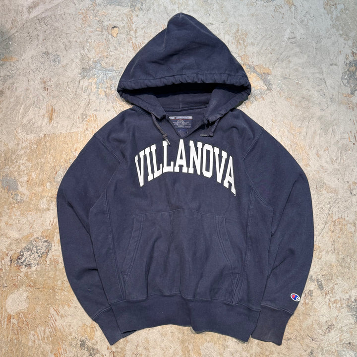 古着 00's champion/ チャンピオン/リバースウィーブ/ VILLANOVA/ ヴィラノーバ/ カレッジロゴパーカー /サイズS