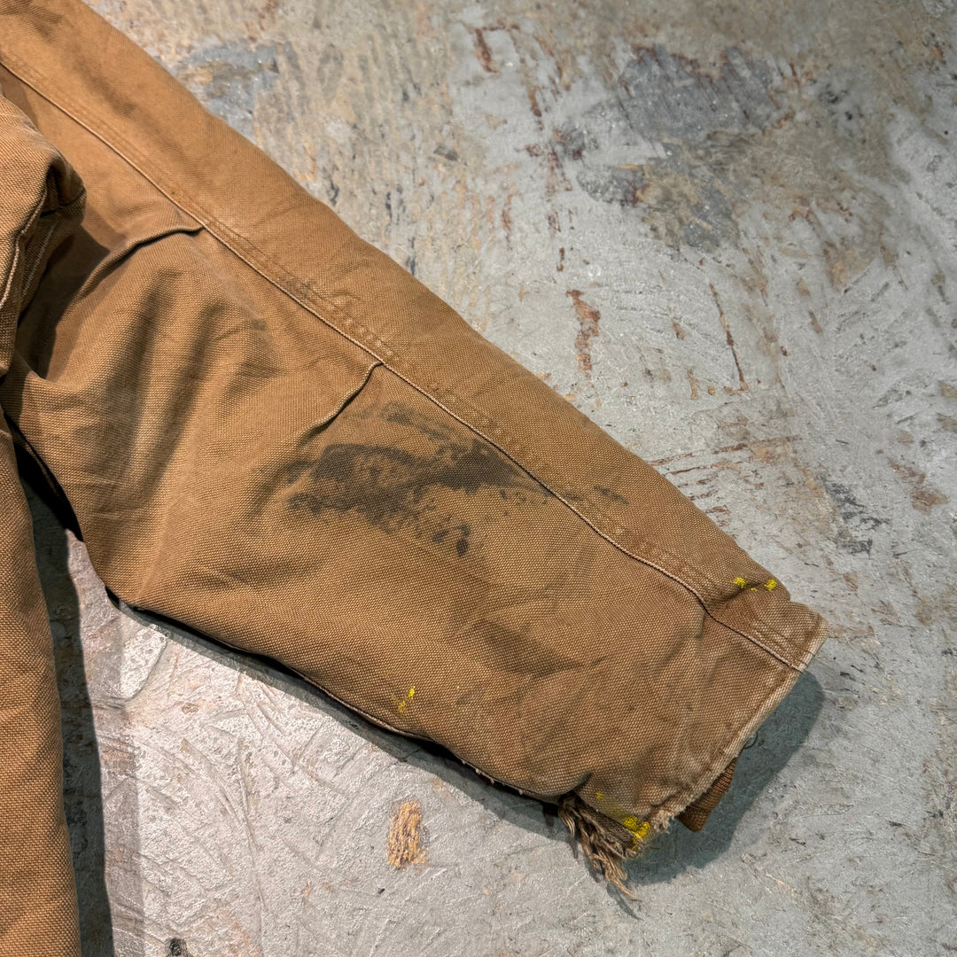 古着 carhartt/ カーハート/ トラディショナルコート/ 裏地キルティング/ 襟コーデュロイ/ サイズS