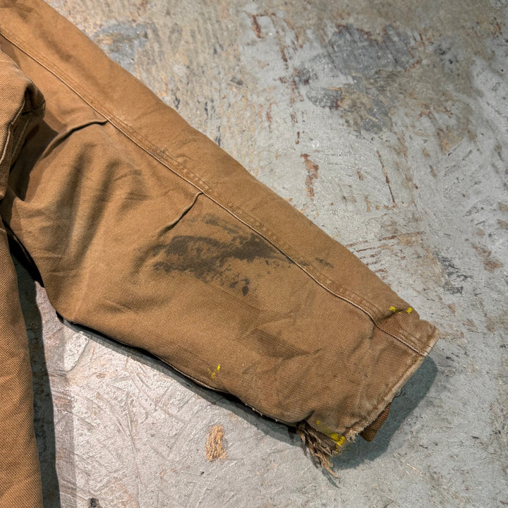 古着 carhartt/ カーハート/ トラディショナルコート/ 裏地キルティング/ 襟コーデュロイ/ サイズS