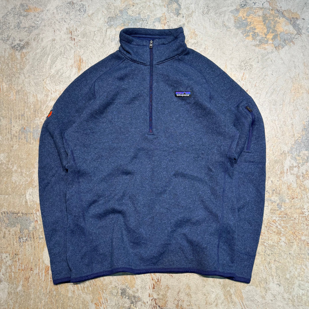 古着 Patagonia/パタゴニア/ハーフジップベターセーター/企業ロゴ/サイズL