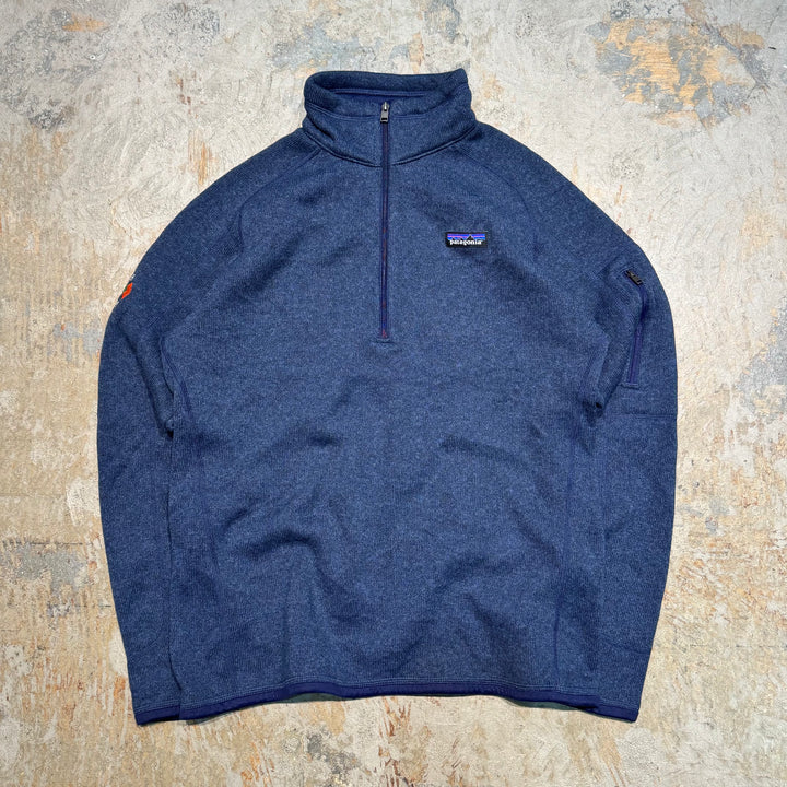 古着 Patagonia/パタゴニア/ハーフジップベターセーター/企業ロゴ/サイズL