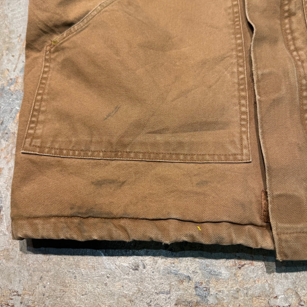 古着 carhartt/ カーハート/ トラディショナルコート/ 裏地キルティング/ 襟コーデュロイ/ サイズS