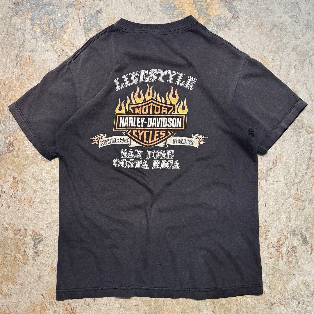 古着 USA製 Harley-Davidson/ハーレーダビッドソン/ プリントTシャツ/ サイズM