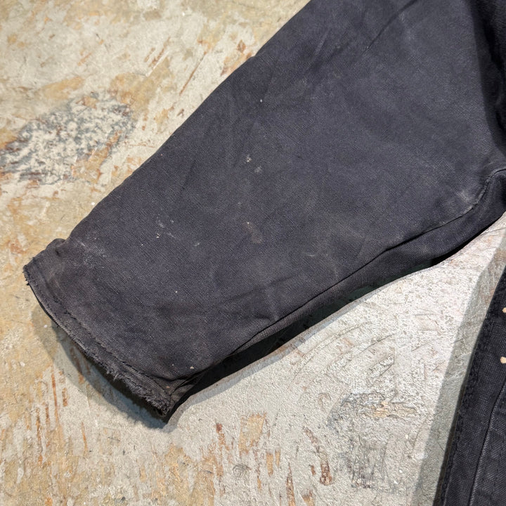 古着 carhartt/ カーハート/ トラディショナルコート/ ダック地/ 企業ロゴ/ 裏地キルティング/ 襟コーデュロイ/ サイズL相当