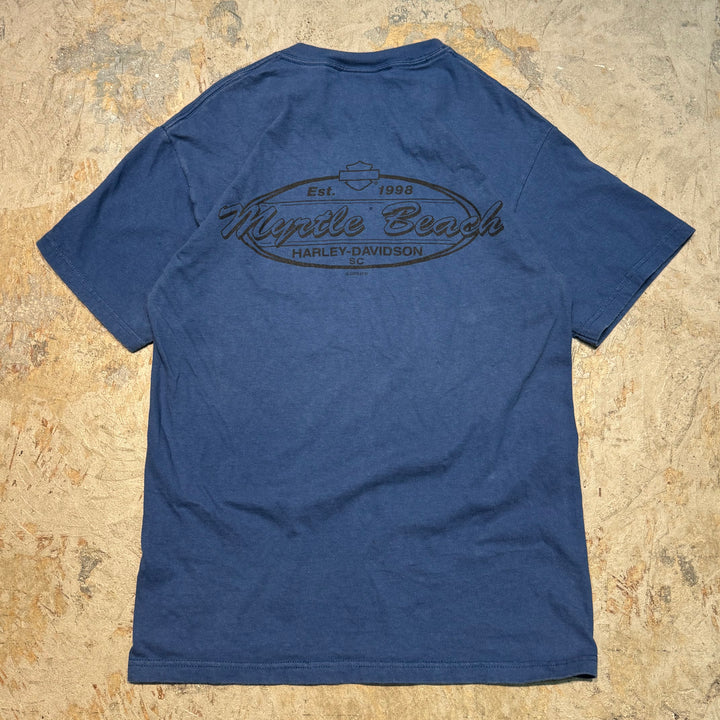 古着 USA製 Harley-Davidson/ハーレーダビッドソン/ プリントTシャツ/ サイズM