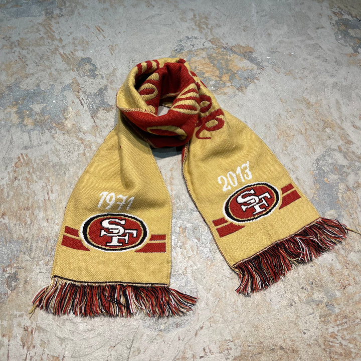 #3042　古着 スポーツマフラー/San Francisco SF 49ERS FAREWELL