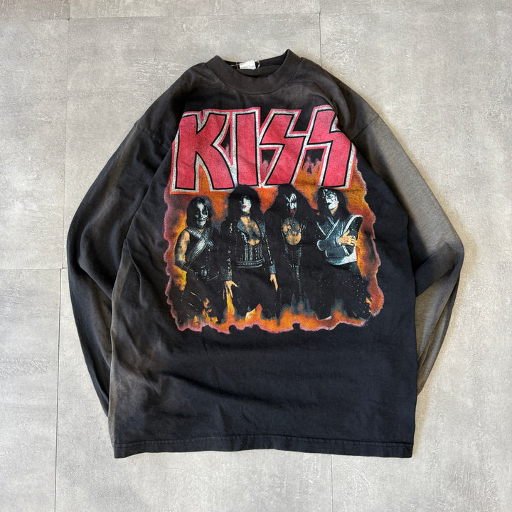 古着 USA製 96's~97's KISS キッス バンドTシャツ サイズXL
