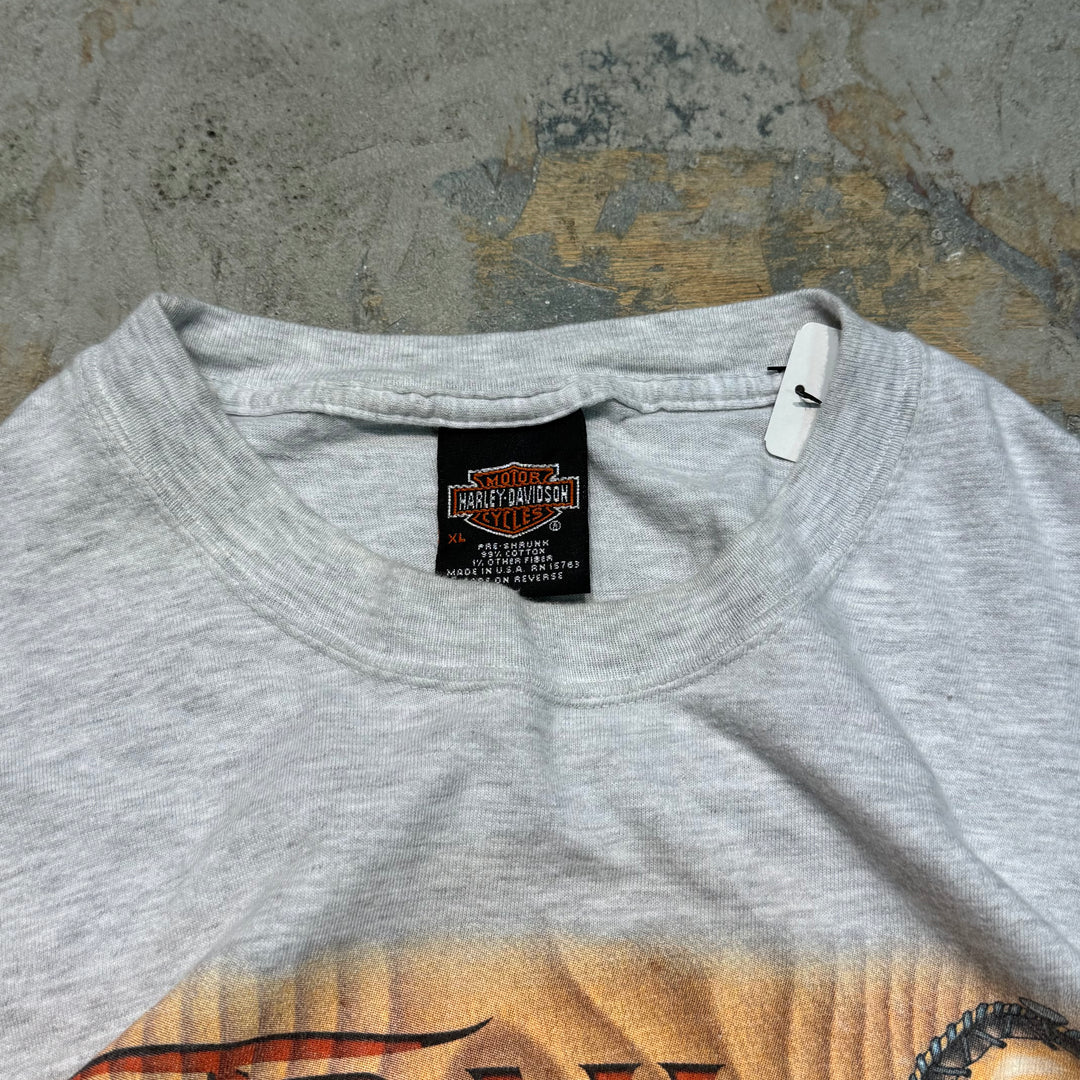 古着 USA製 Harley-Davidson/ハーレーダビッドソン/ プリントTシャツ/ サイズXL