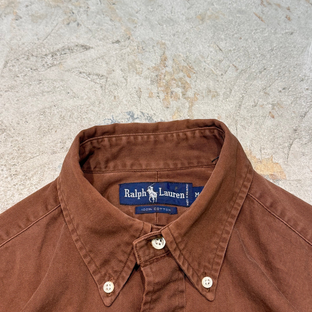 古着 Ralph Lauren/ ラルフ ローレン/ ボタンダウン長袖シャツ/ サイズM