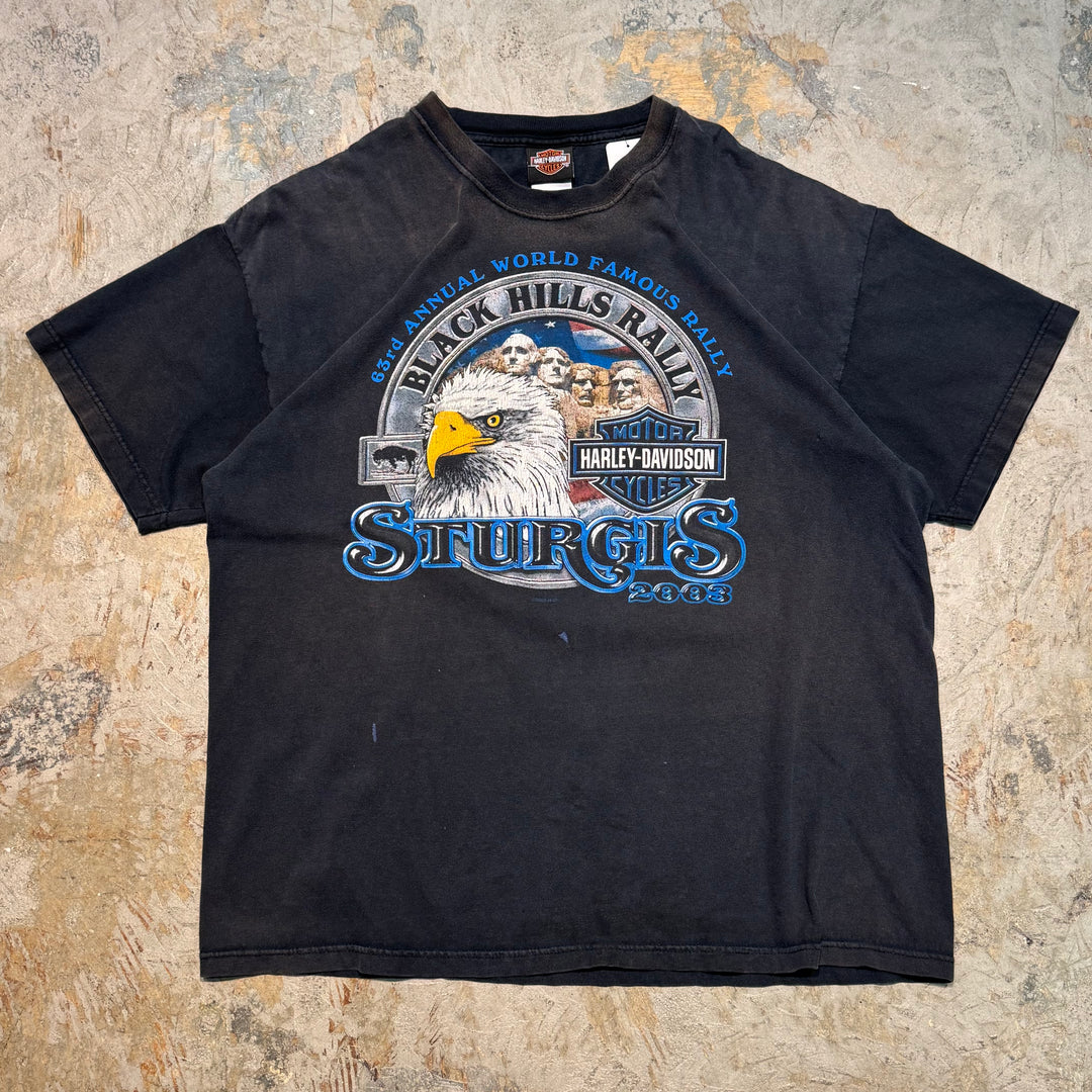 古着 USA製 Harley-Davidson/ハーレーダビッドソン/ プリントTシャツ/ サイズXL