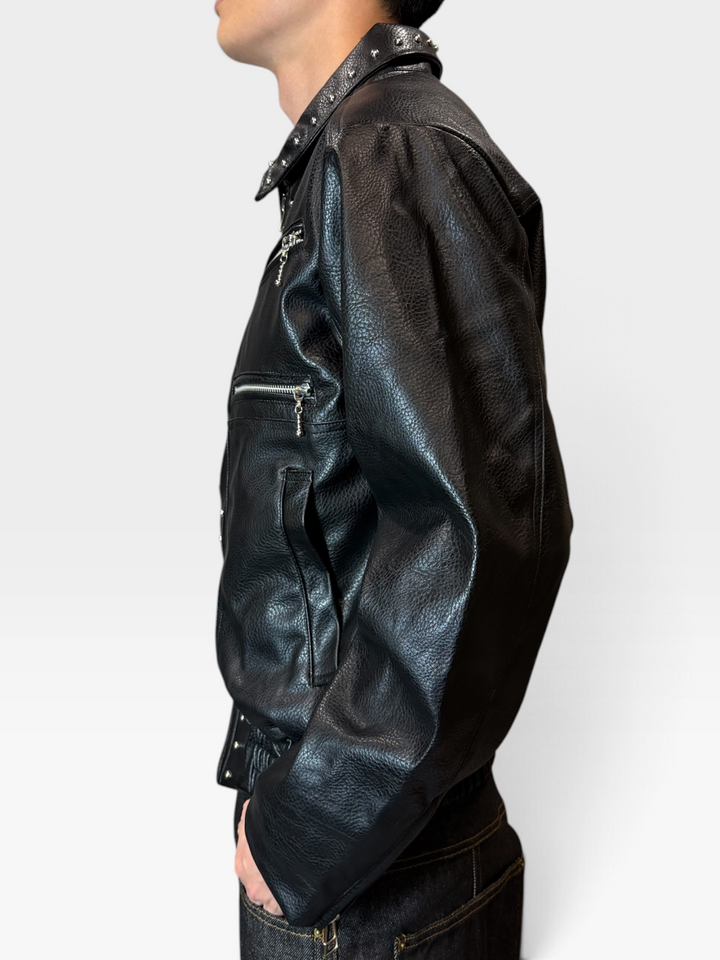 Stats Leather Jacket / スタッツレザージャケット