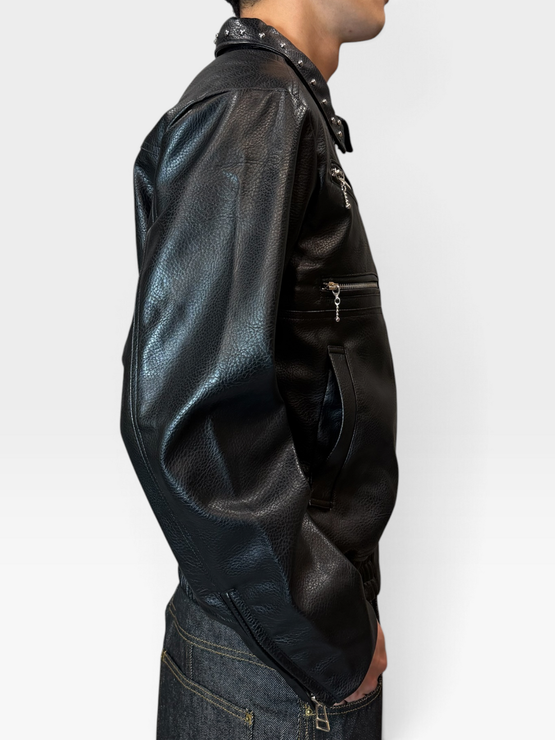 Stats Leather Jacket / スタッツレザージャケット