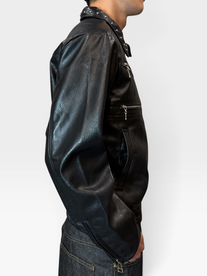 Stats Leather Jacket / スタッツレザージャケット