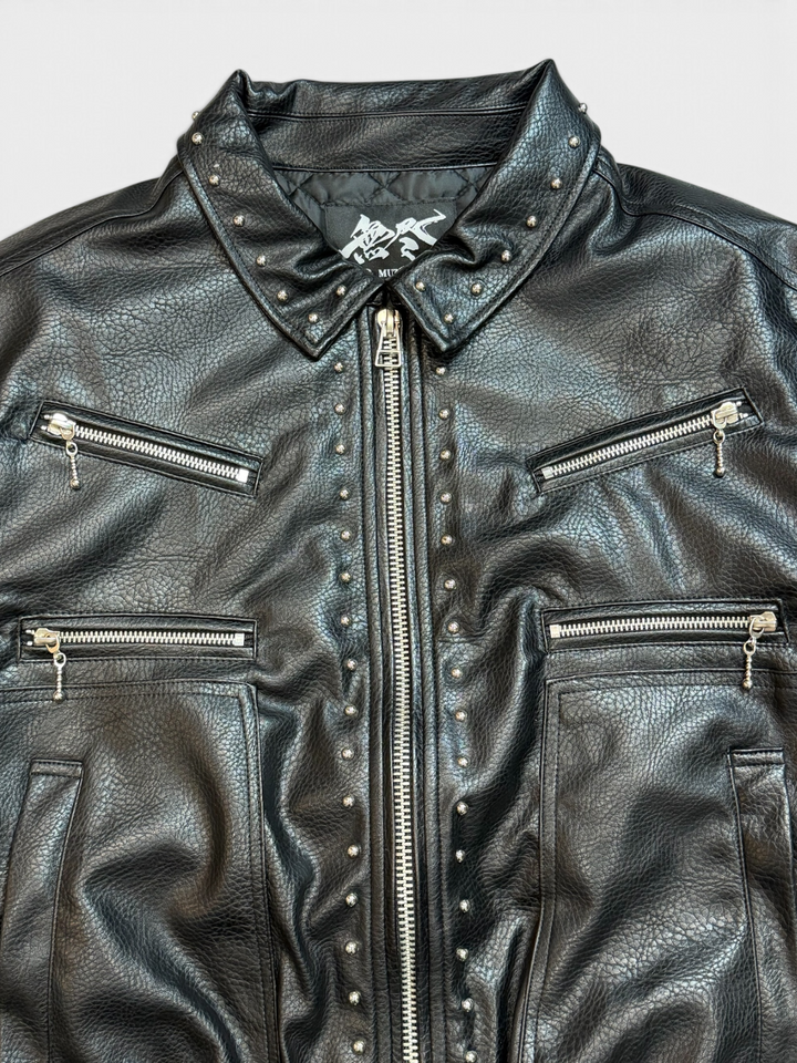 Stats Leather Jacket / スタッツレザージャケット