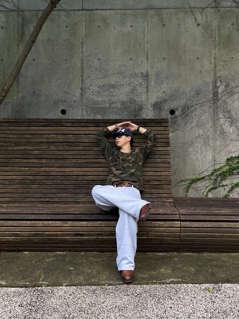 こうき WOODLAND CAMO THERMAL L/S/ウッドランドカモ柄サーマル