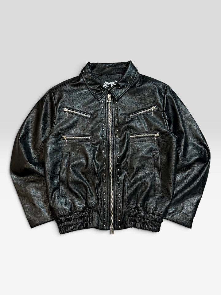 Stats Leather Jacket / スタッツレザージャケット