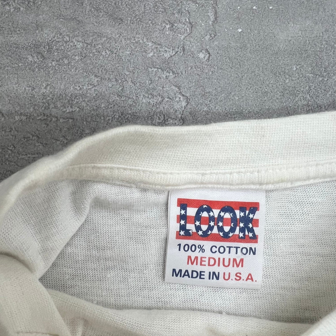 #671 90's Vintage/ヴィンテージ Look シングルステッチ Tee/Tシャツ MADE IN USA サイズM