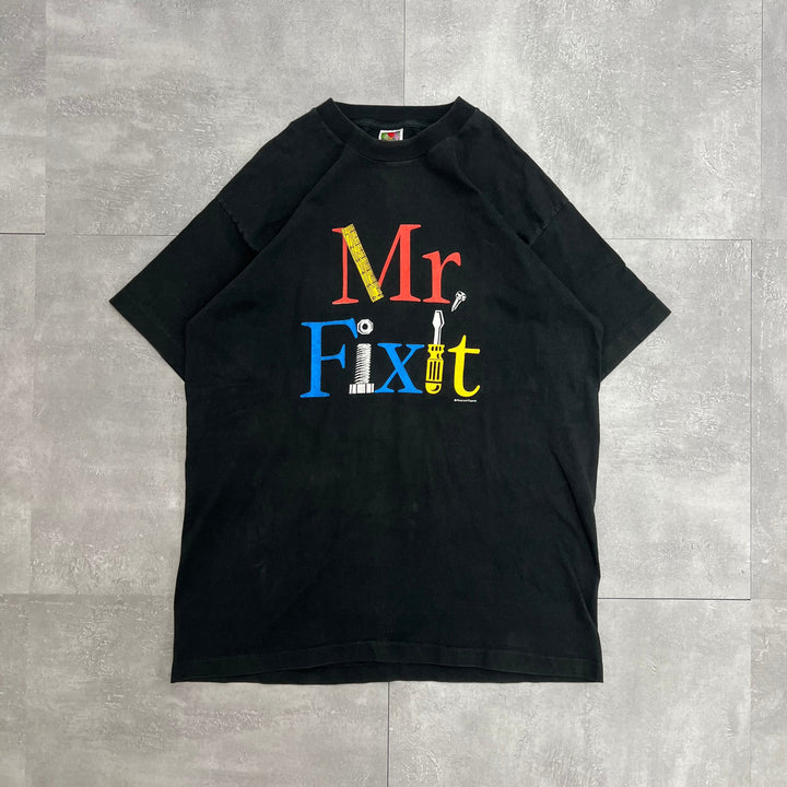 #434 90's Vintage/ヴィンテージ Mr Fixit シングルステッチ Tee サイズXL