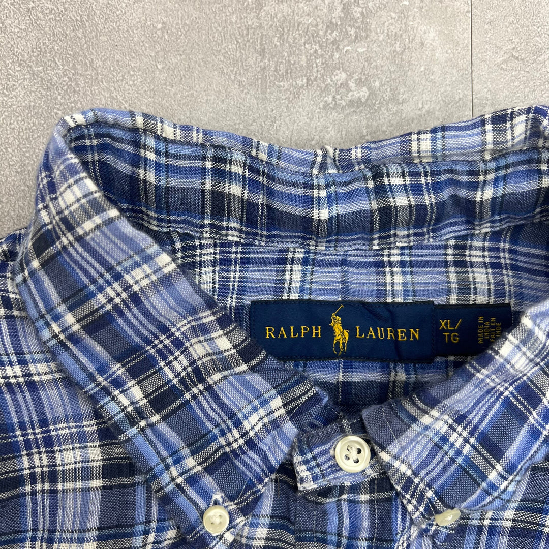 #857 Ralph Lauren/ラルフローレン Check Shirts/チェックシャツ サイズXL