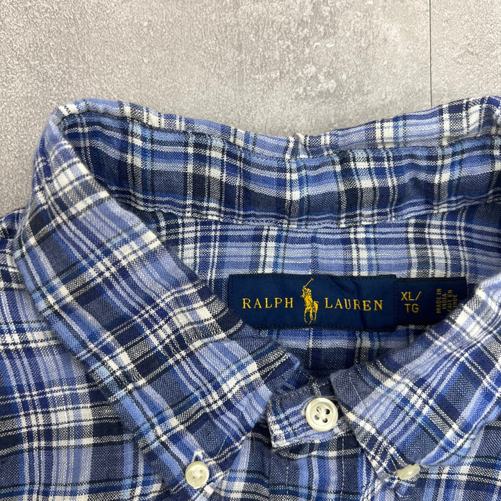 #857 Ralph Lauren/ラルフローレン Check Shirts/チェックシャツ サイズXL