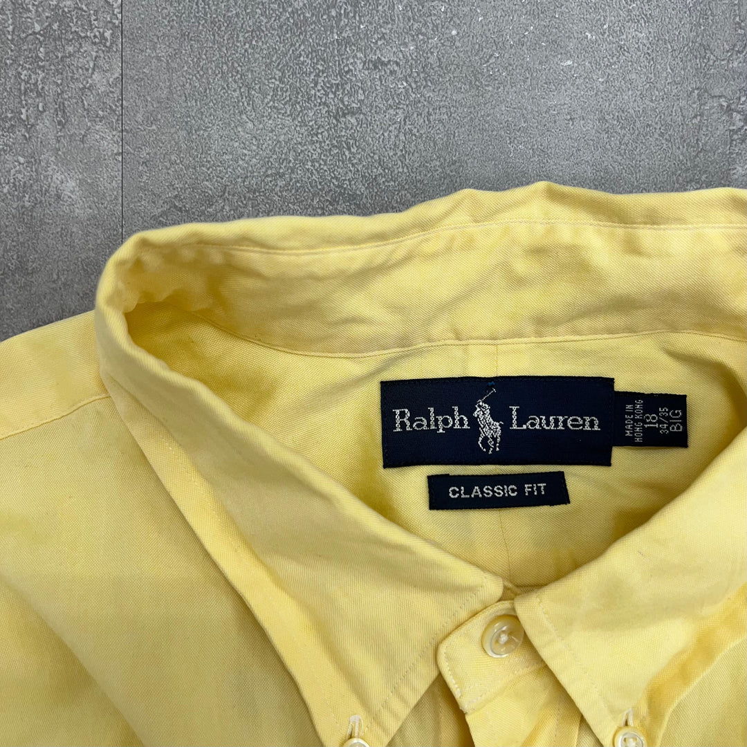 #941 Ralph Lauren/ラルフローレン L/S B.D Shirts/ボタンダウンシャツ サイズXXXL
