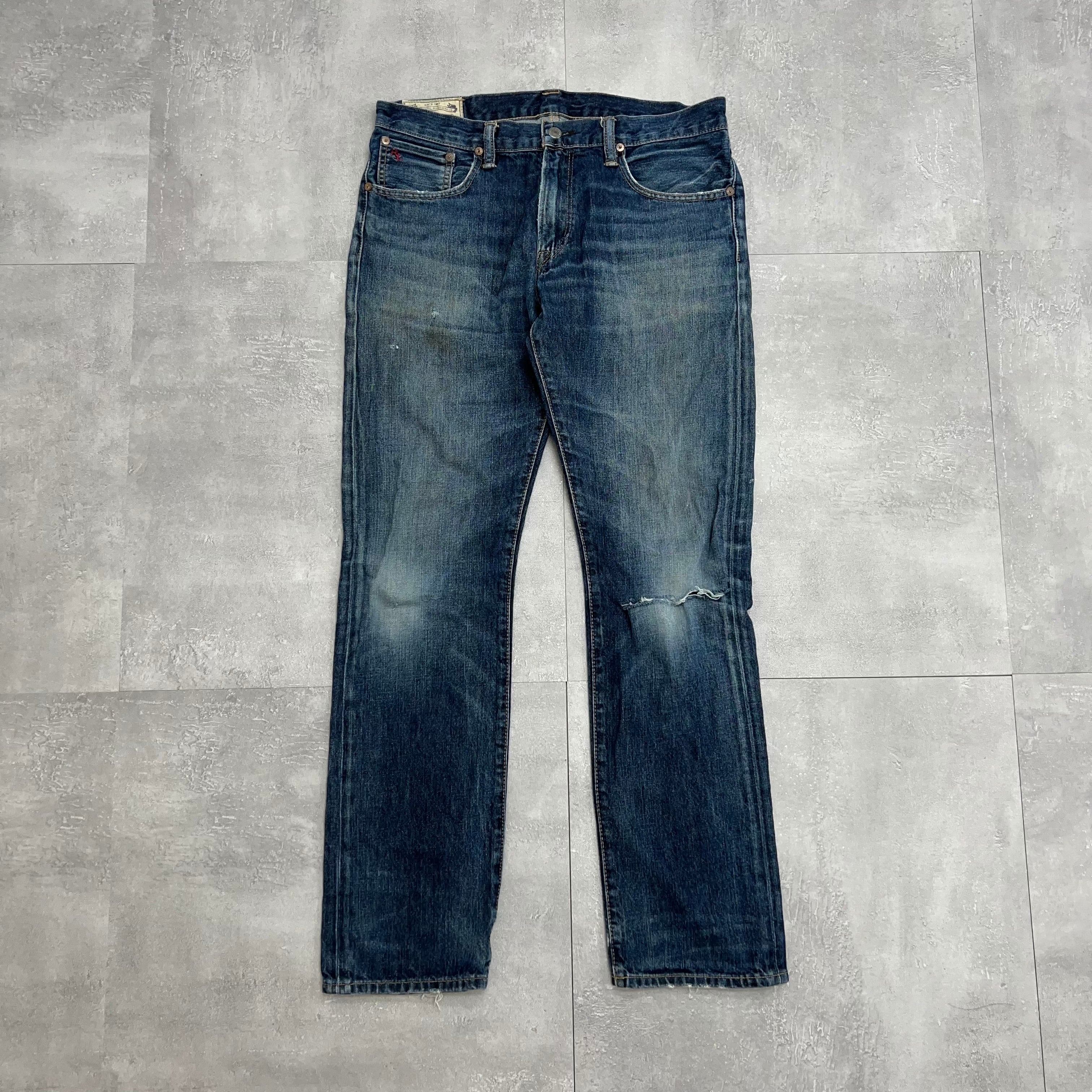 831 Ralph Lauren/ラルフローレン Clash Denim Pants/ダメージデニム