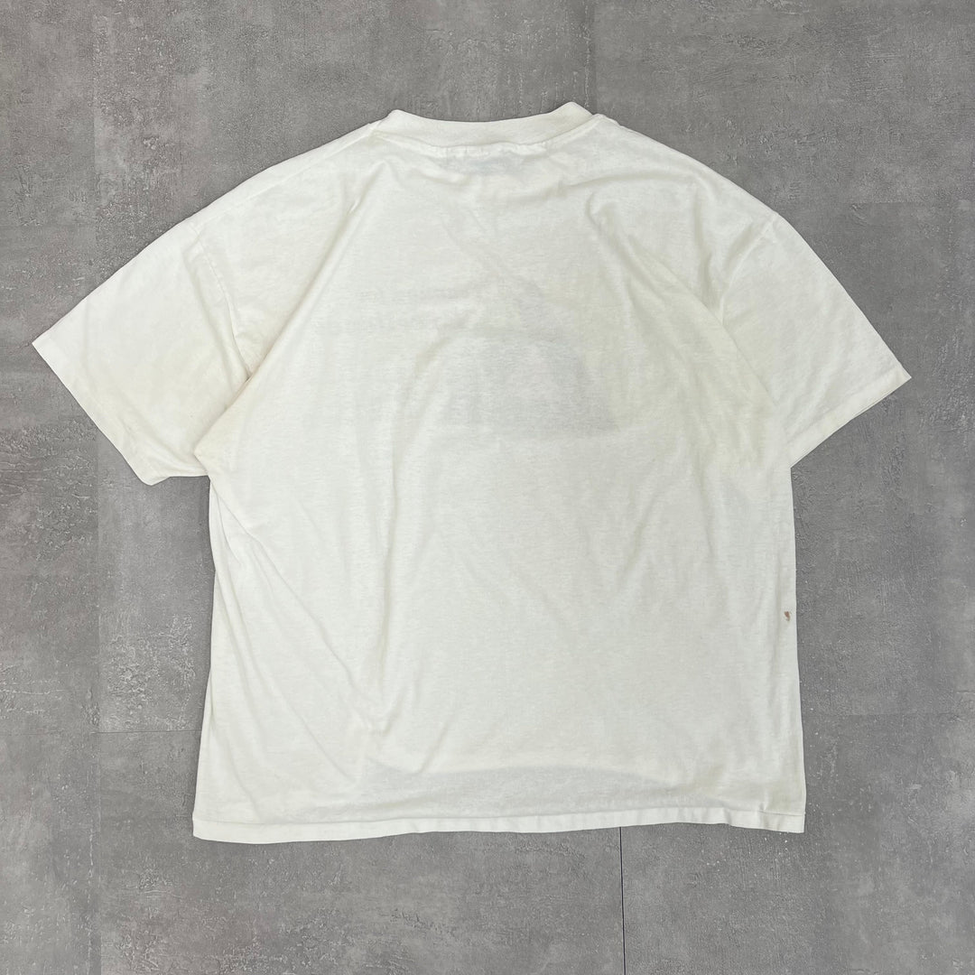 #5 90's Vintage Hanes/ヘインズ  シングルステッチTee MADE IN USA サイズ XL