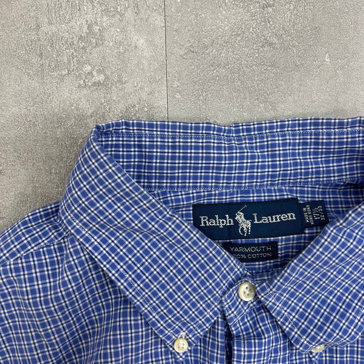 #940 Ralph Lauren/ラルフローレン L/S Check Shirts/チェックシャツ サイズXXL
