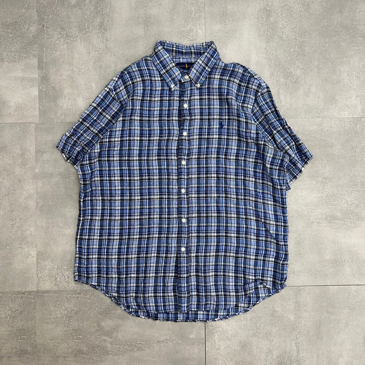 #857 Ralph Lauren/ラルフローレン Check Shirts/チェックシャツ サイズXL