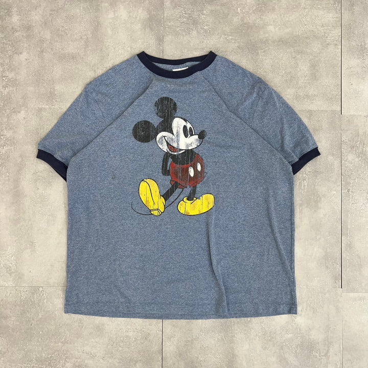 #229 Disney／ディズニー Ringer／リンガー Tee サイズXL