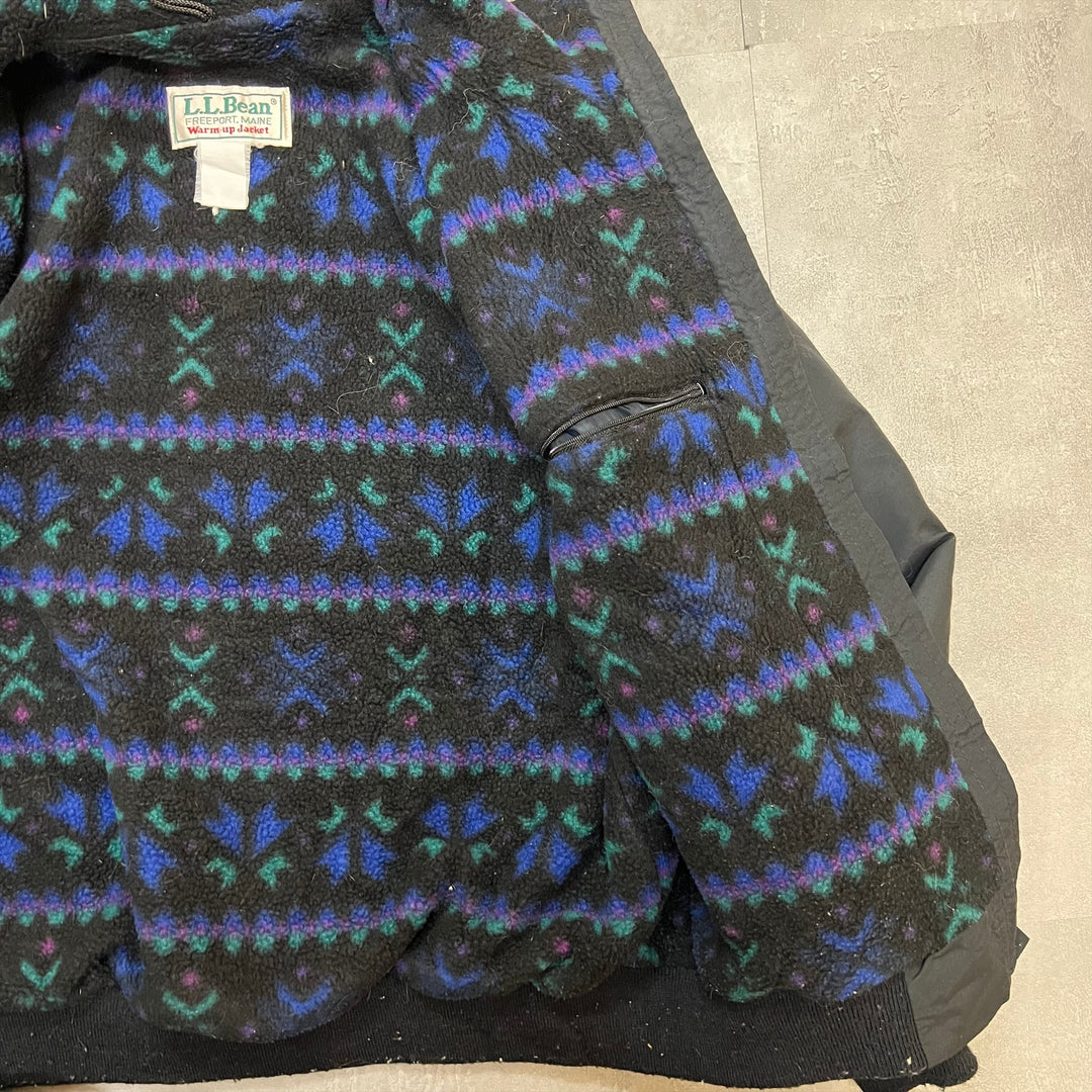 #MA1古着80'sL.L.Bean/エルエルビーン/Warm-upJacket/ウォームアップジャケット/サイズM