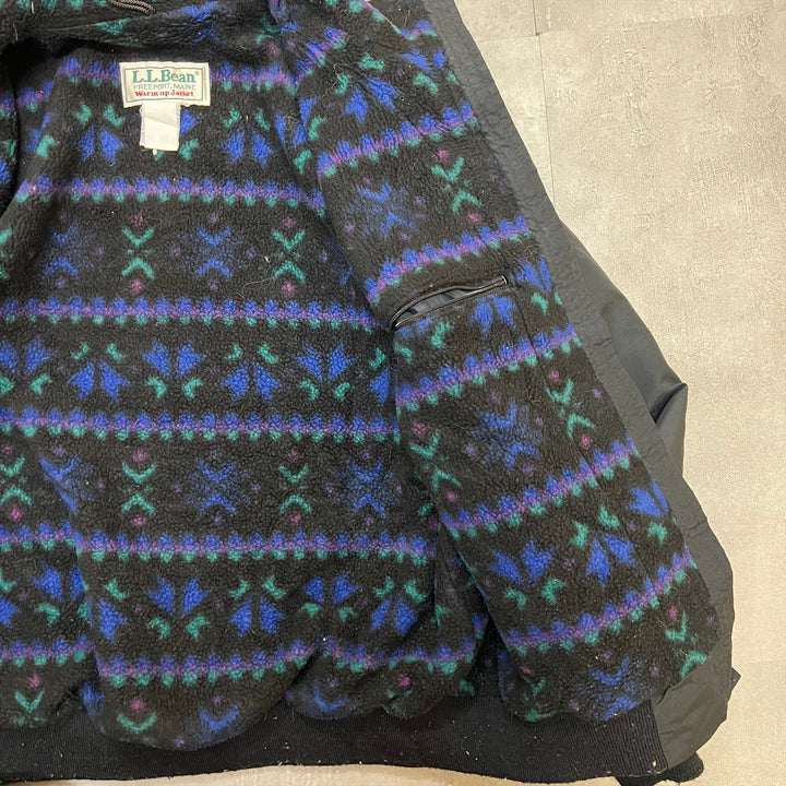 #MA1古着80'sL.L.Bean/エルエルビーン/Warm-upJacket/ウォームアップジャケット/サイズM