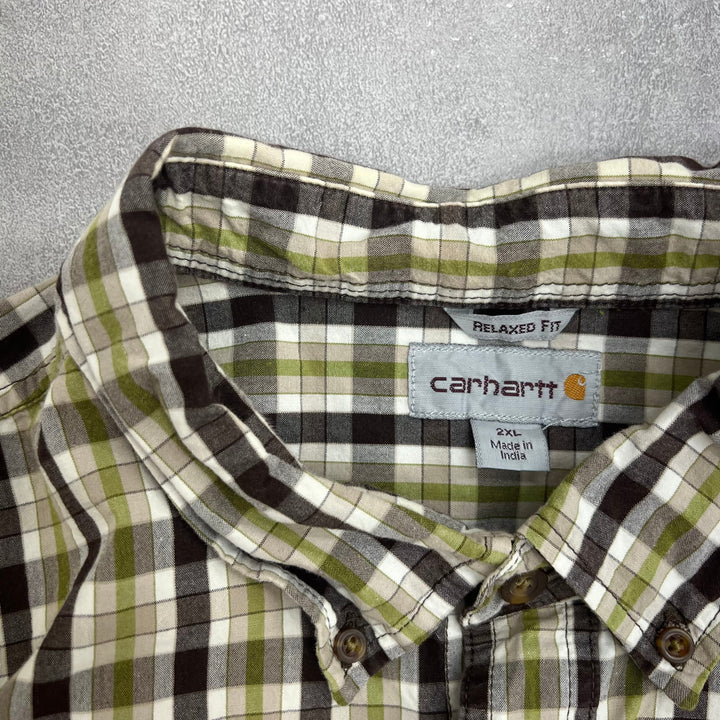 #859 Carhartt/カーハート Check Shirts/チェックシャツ サイズXXL
