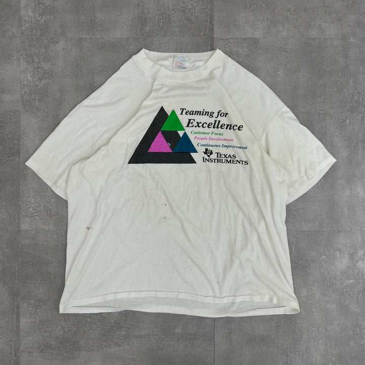 #5 90's Vintage Hanes/ヘインズ  シングルステッチTee MADE IN USA サイズ XL