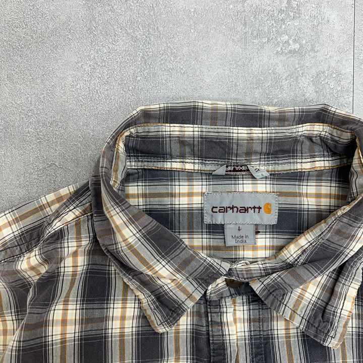 #888 Carhartt/カーハート Check Shirts/チェックシャツ サイズL