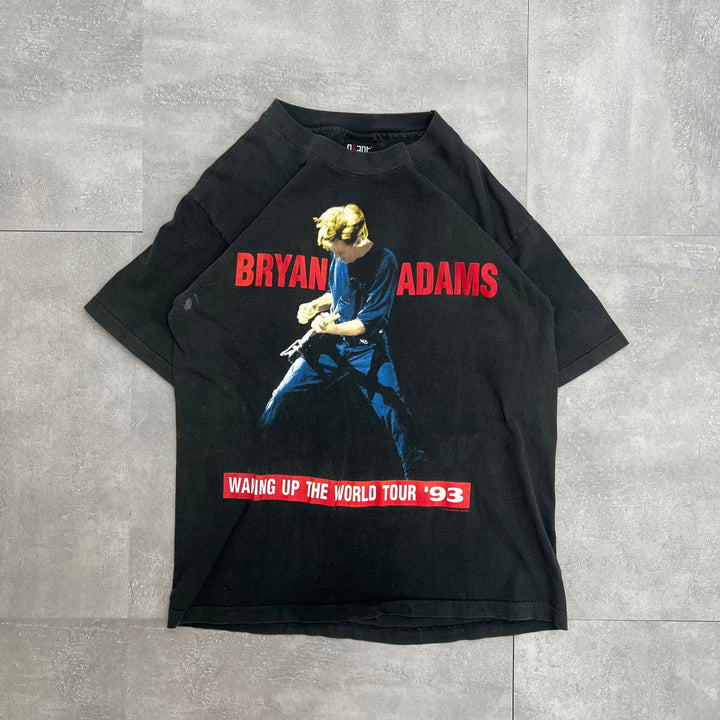 #425 93's Vintage/ヴィンテージ BRYAN ADAMS／ブライアンアダムス シングルステッチ Tee/Tシャツ サイズL